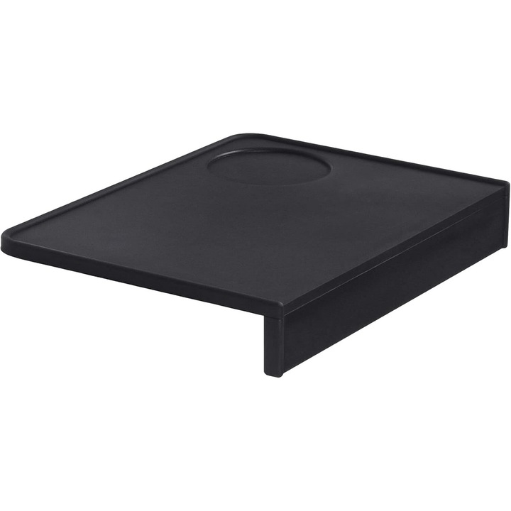 Подложка за набиване на еспресо, черна силиконова подложка за набиване на кафе 15X20,5 cm, станция за набиване на кафе, аксесоар за еспресо, водоустойчив и топлоустойчив (черен)