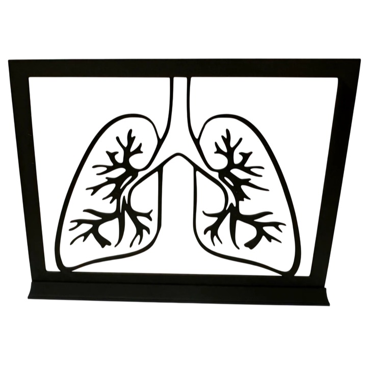 Decoratiune plaman, negru, PLA