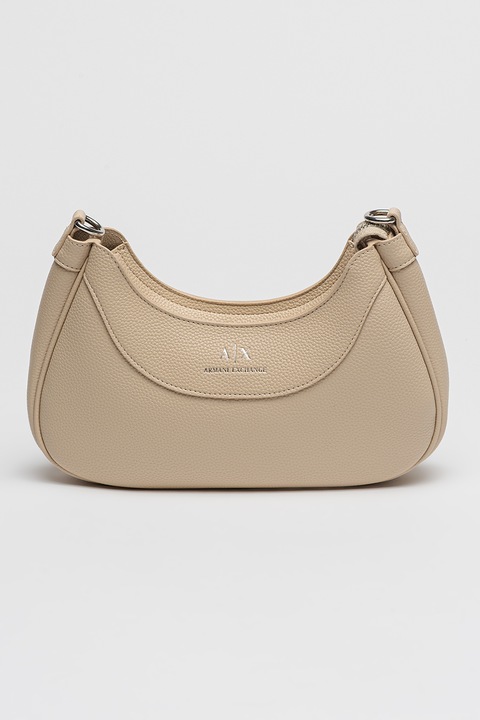 ARMANI EXCHANGE, Wave műbőr válltáska, Bézs