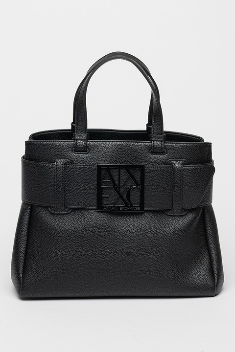 ARMANI EXCHANGE, Kézitáska extra pánttal, Fekete