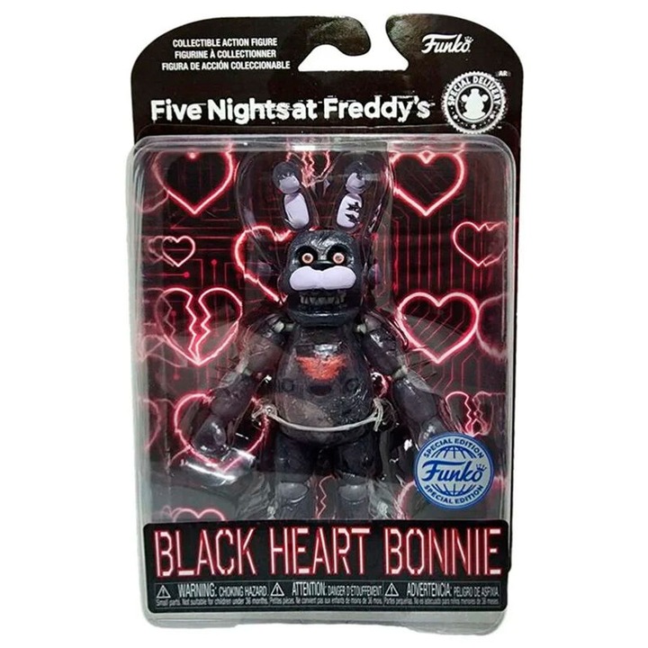 Артикулирана фигурка Black Heart Bonnie, Funko, Five Nights at Freddy's 13 см