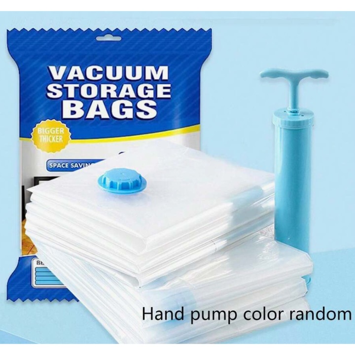 Pungi de depozitare Lotfi, organizator comprimat pentru haine si calatorii, vacuum storage bags