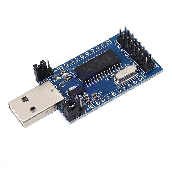 Convertor CH341A USB la UART IIC SPI TTL ISP EPP Paralel