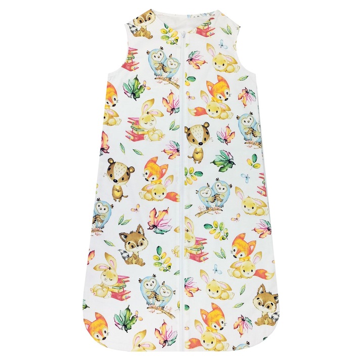 Sac de dormit iarna vulpita 95 cm 2-3 ani