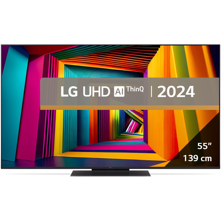 Телевизор LG LED 55UT91006LA, 55" (139 см), Smart, 4K Ultra HD, Клас F (Модел 2024)