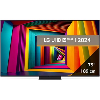 Televizor LG LED 75UT91006LA, 189 cm, Smart, 4K Ultra HD, Clasa E (Model 2024)