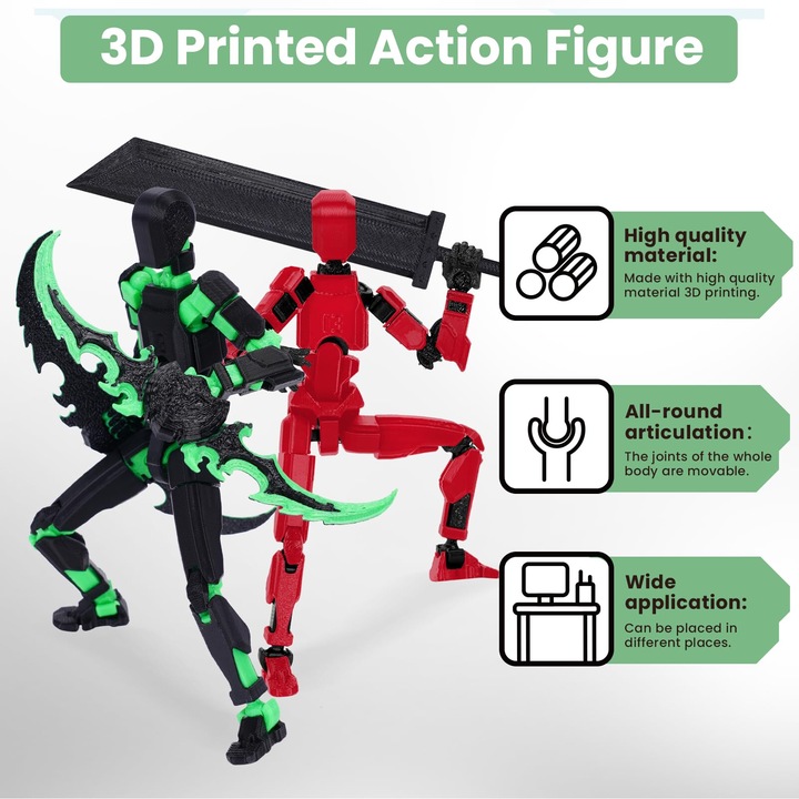Фигурка на робот Комплект 5 оръжия 6 чифта ръце 14+ години