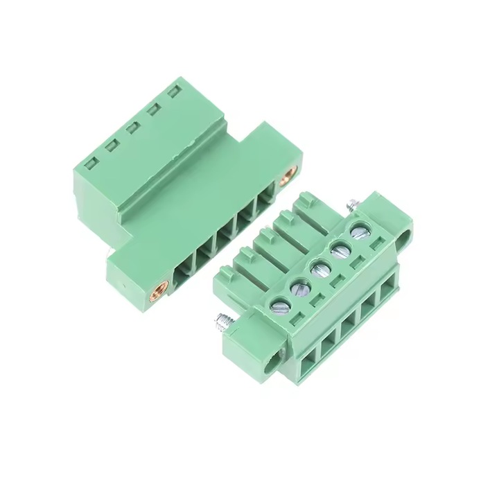 Set conectori electrici 5 pini, 2 bucati, mama-tata
