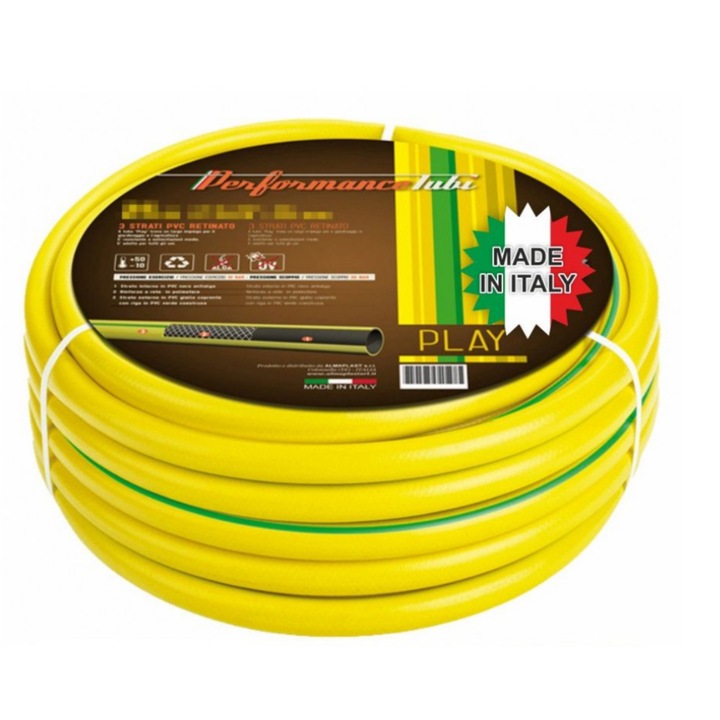 Градински маркуч, ⅝, 25 метра, жълт