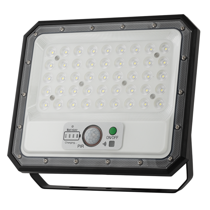 Proiector LED, Ultralux, Solar, Cu senzor de miscare PIR, 90°, 10W, 5500K, IP65