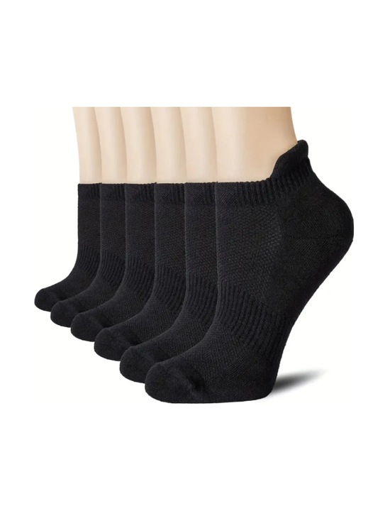 Set 4 perechi sosete barbati, Wegner, Bumbac, Negru, 39-42 EU
