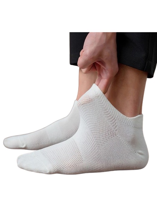 8 pár férfi zokni készlet, Wegner, pamut, fehér, 39-42 EU