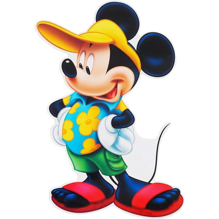 Sticker Mickey Summer 20x30 cm
