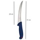 Set 7 cutite profesionale macelarie, 1 Cutit injunghiat, 1 Cutit filetat, 4 Cutite dezosat lama curbata forjata, 1 satar macelarie, otel, coshop®