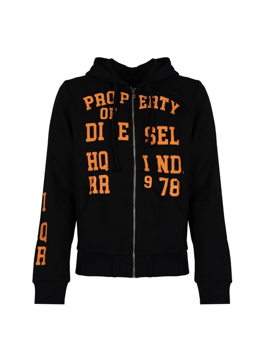 Hanorac barbati A086970HAYT, Diesel, Bumbac/Poliester, Negru, S INTL