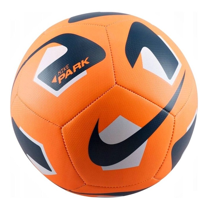Minge fotbal Nike Park Team, 12 panouri, portocalie, dimensiune 5