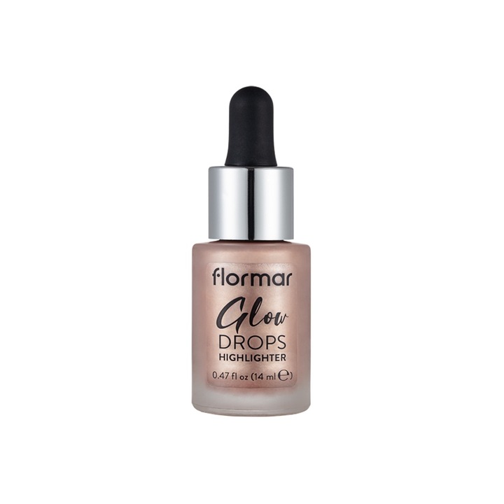 Iluminator Lichid Glow Drops Flormar 002 Sun Glow, 14 ml