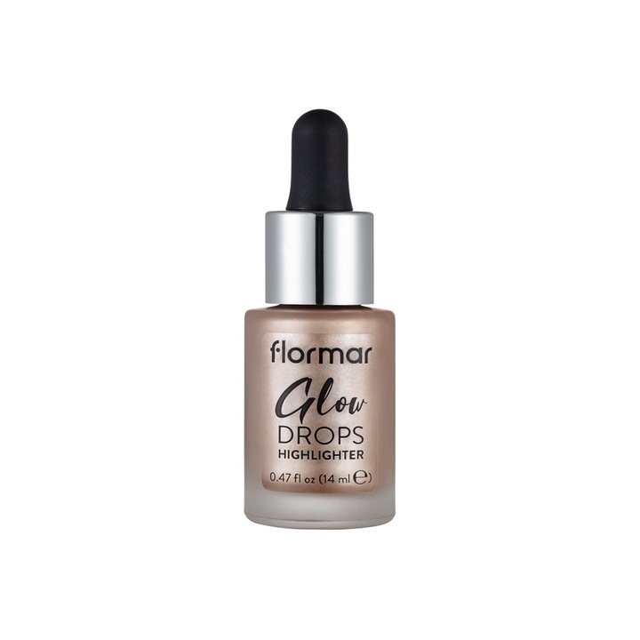 Iluminator Lichid Glow Drops Flormar 001 Moon Glow, 14 ml