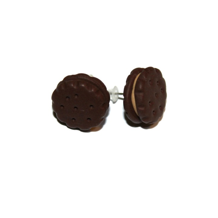 Cercei biscuiti, handmade, Lisa Shop