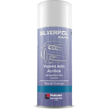 Spray vopsea Policolor Automotive, metalizata argintie SILVERPOL Silver Diamant 1013A, 400 ml Spray vopsea Policolor Automotive, metalizata argintie SILVERPOL Silver Diamant 1013A, 400 ml
