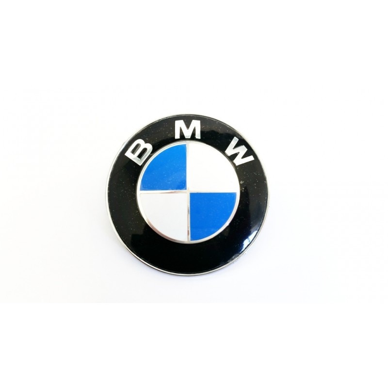 Emblema capota compatibil BMW Classic, 9 cm, albastru - alb