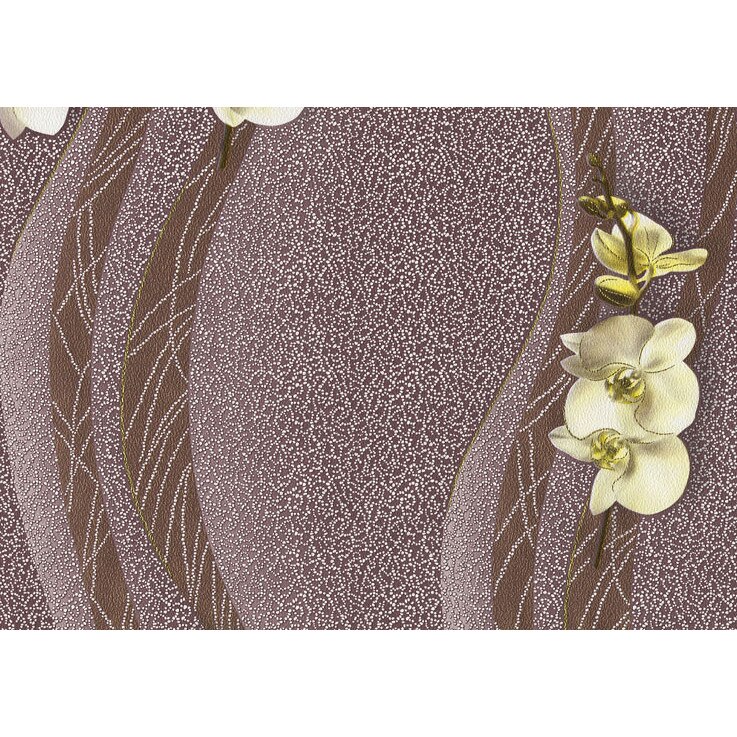 Tapet DEGRETS 029-08 hartie Silvia maro sizes 0.53m x 10.05m = 5.3 mp