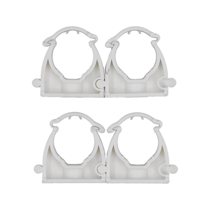 Set 4 Cleme Blocabile Suport Teava Pvc, Pe, Pe-X, Pp, Pb, 18Mm