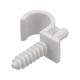 VOREL Set 4 cleme simple cu montare rapida pentru tevi PVC, PE, PE-X, PP, PB, 18 mm