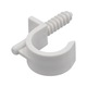 VOREL Set 4 cleme simple cu montare rapida pentru tevi PVC, PE, PE-X, PP, PB, 28 mm
