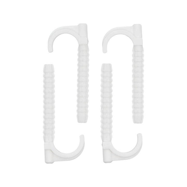 VOREL Set 4 carlige cu montare rapida pentru tevi PVC, PE, PE-X, PP, PB, 15-28 mm