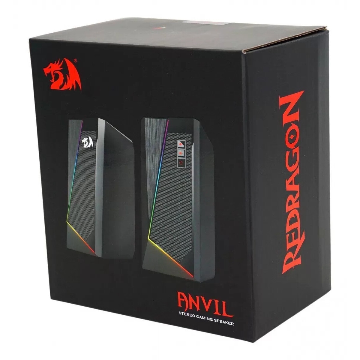 Boxe Redragon Anvil, iluminare RGB, 5W RMS (2.5W x 2), difuzor 2.5 ...