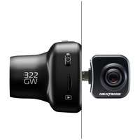 Camera auto DVR Duala Nextbase 322GW + Camera spate (NBDVR322GW+NBDVRS2RFCZ), Touch Display IPS 2.5" ,Full HD 1080p@60fps, Unghi 140°; Wi-Fi, Bluetooth