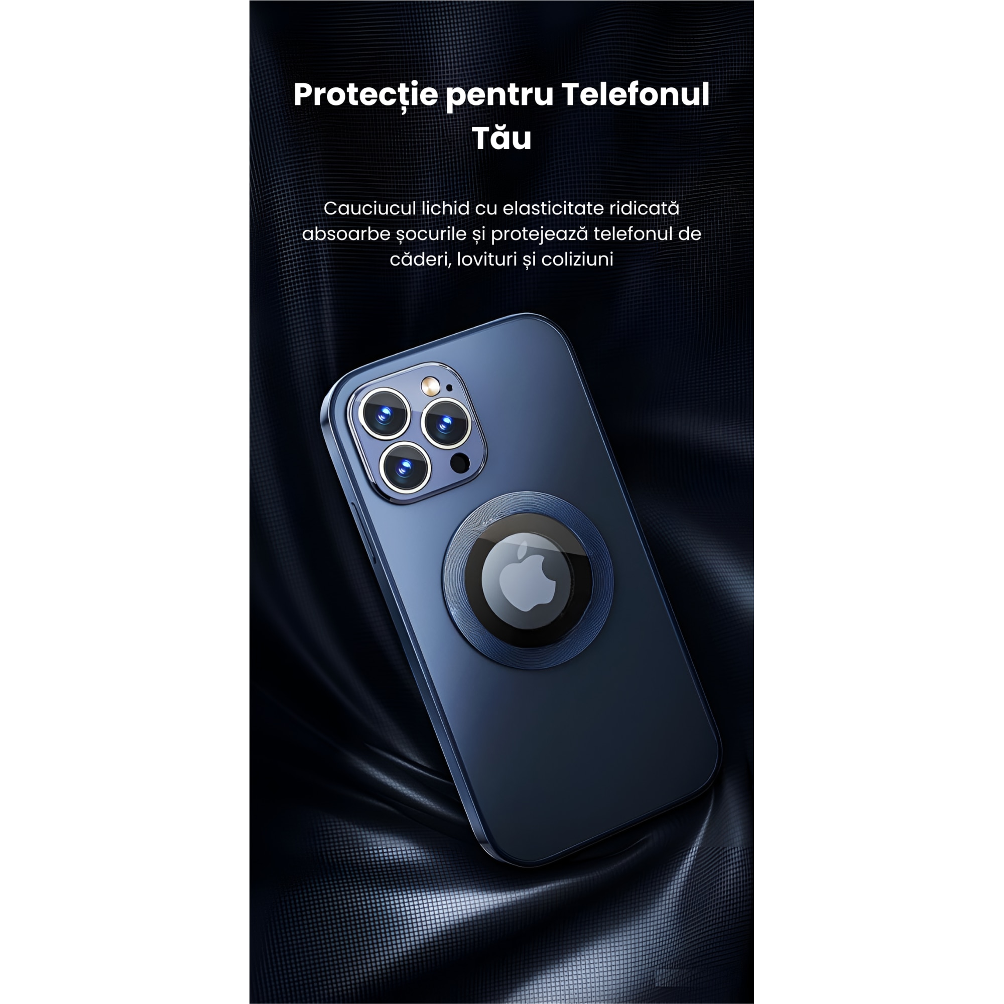 Husa Protectie cu incarcare MagSafe pentru iPhone 14 Pro Max, Slspeed, Protectie completa si design rafinat, materiale premium si rezistenta sporita la socuri, Gri Inchis