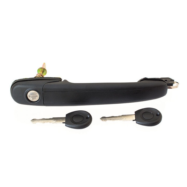 Bal ajtókilincs VW Polo III 1994-1999, MODECAR, kulccsal, fekete