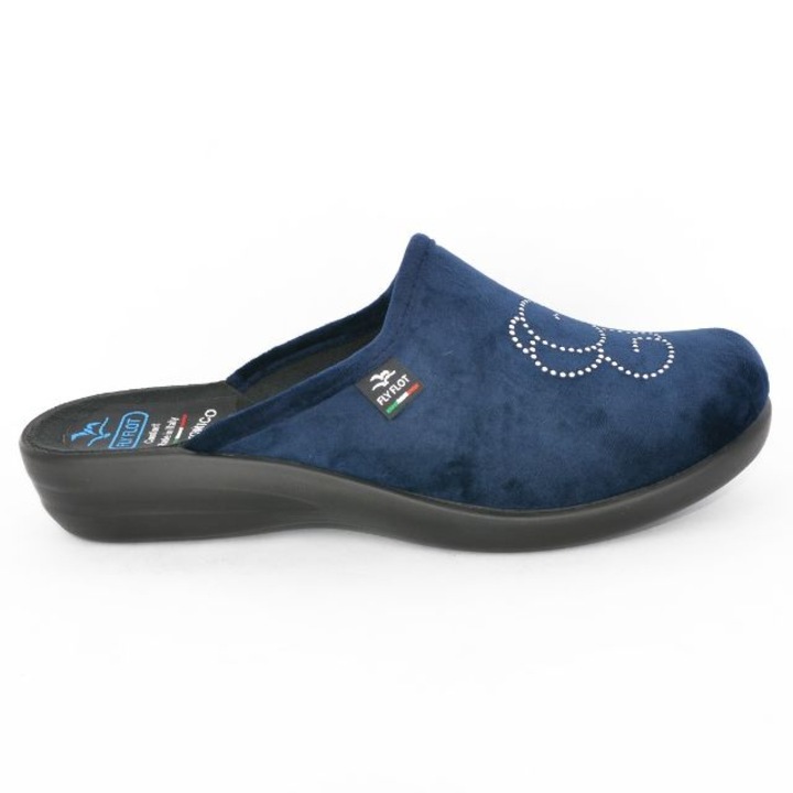 Papuci de casa, dama, Fly Flot, 0321, Albastru, 37