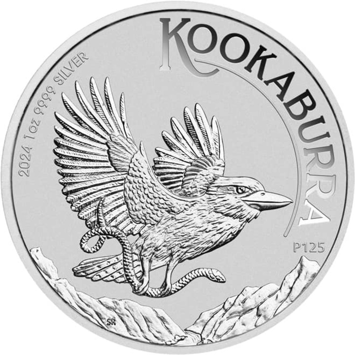 Moneda Argint Kookaburra 2024, 1 Oz, 31.1 g, puritate 999