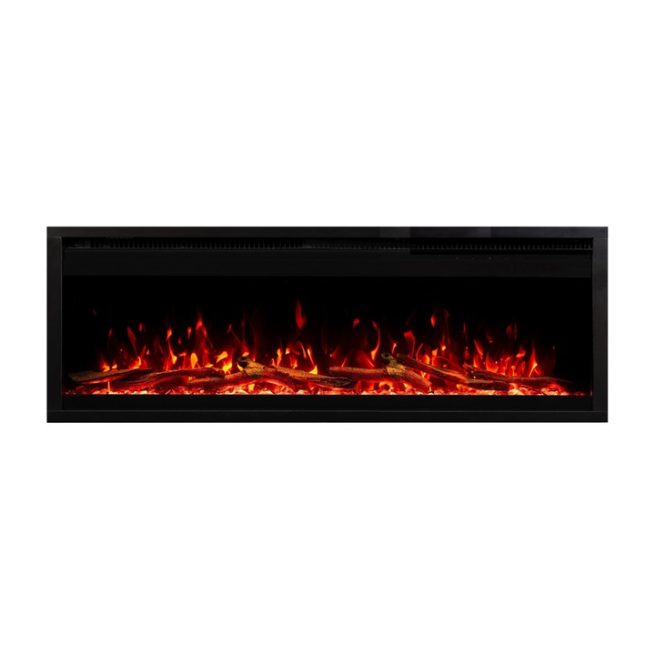 Semineu electric 3D Aflamo Royal 140 PRO, sunet incorporat, Smart APP + telecomanda