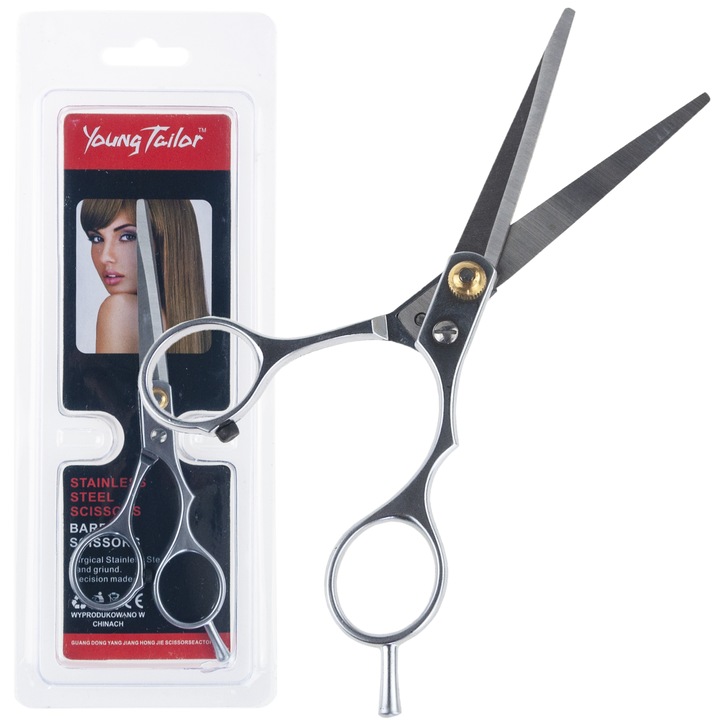 Foarfece de tuns, 15,5cm, cu lame precise, ergonomice, set de 1 buc.