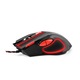 Mouse pentru jocuri, ESPERANZA HAWK, senzor optic 800-2400 DPI, ergonomic, negru-rosu
