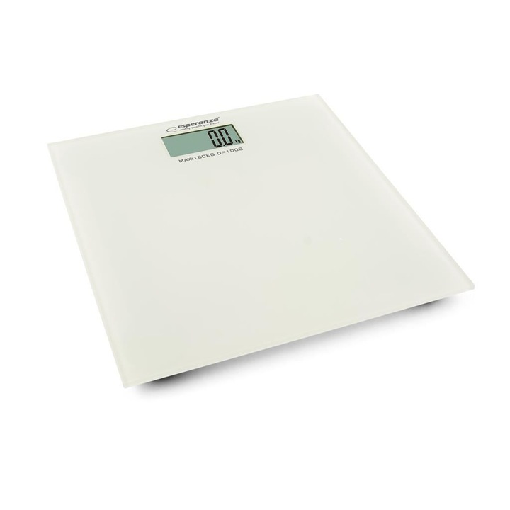 Кантар Esperanza Aerobic EBS002W, 180 кг макс тегло, Бял
