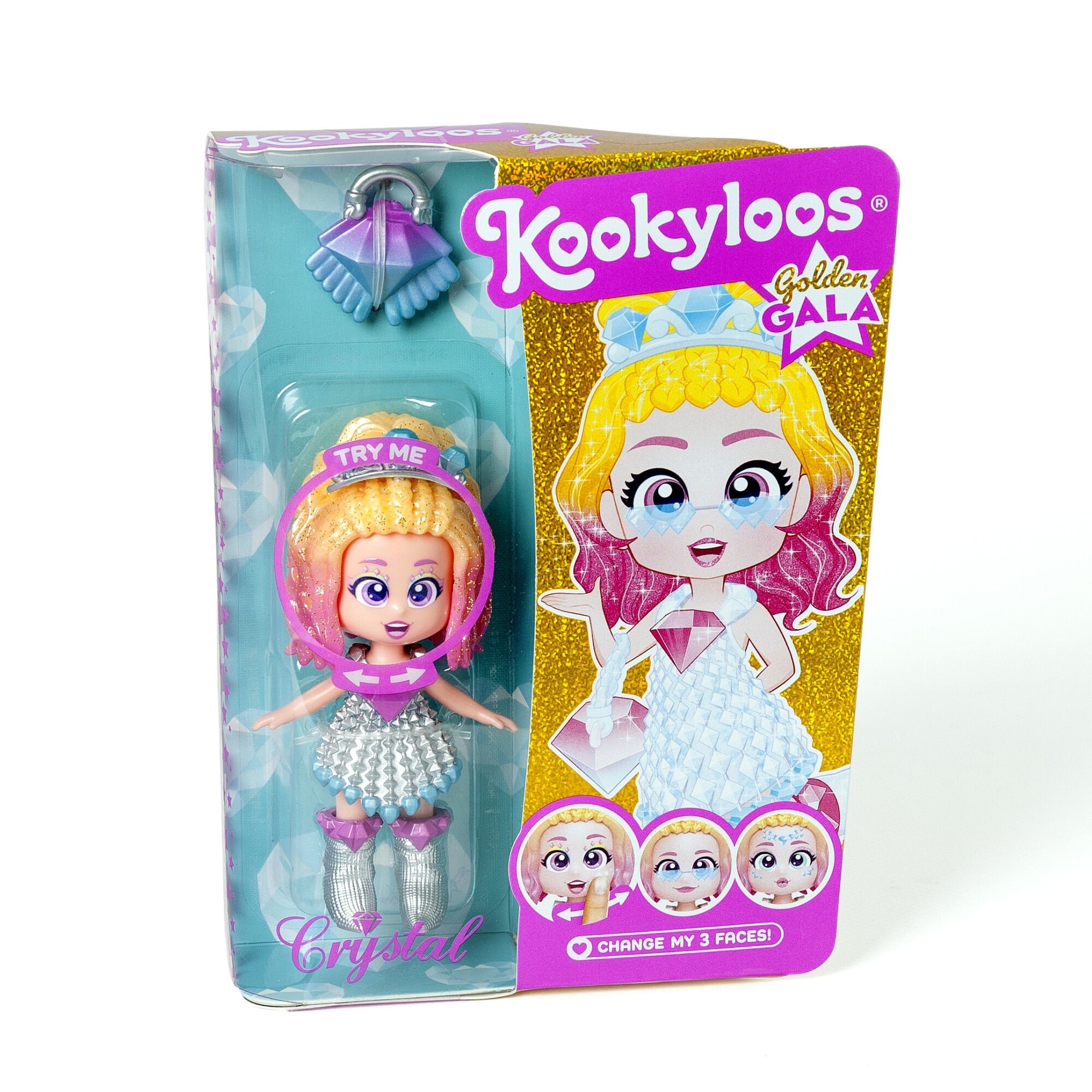 Papusa KookyLoos - Golden Gala, Crystal