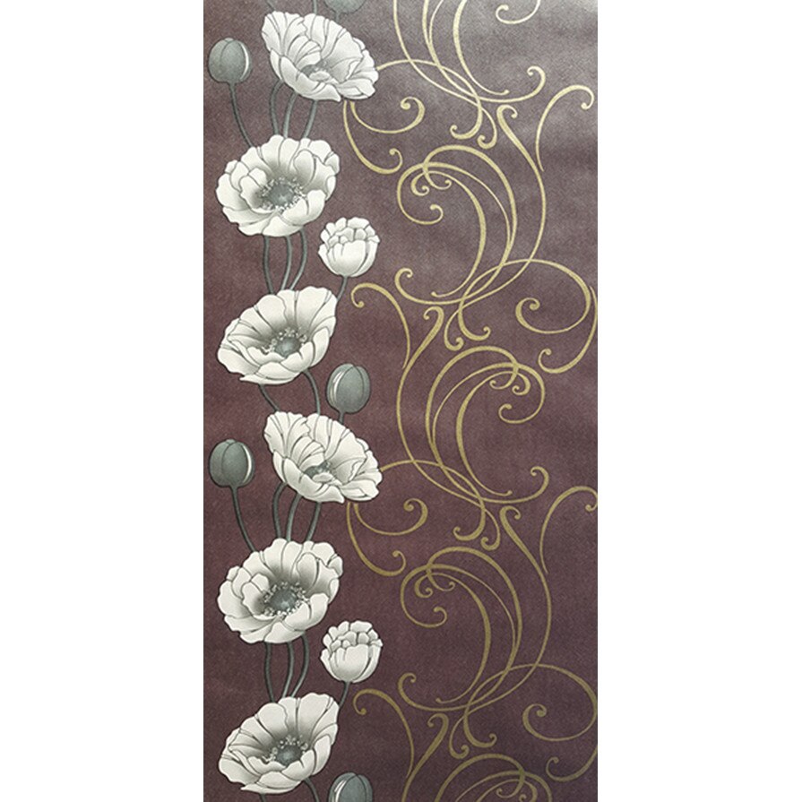 Tapet DEGRETS 049-08 hartie Hilda maro sizes 0.53m x 10.05m = 5.3 mp