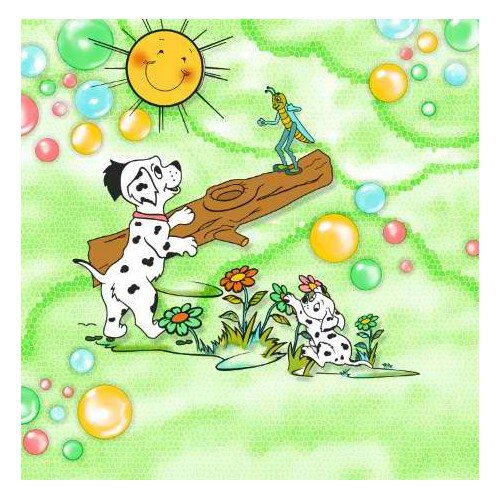 Tapet DEGRETS 1008 hartie Dalmatian verde sizes 0.53m x 10.05m = 5.3 mp