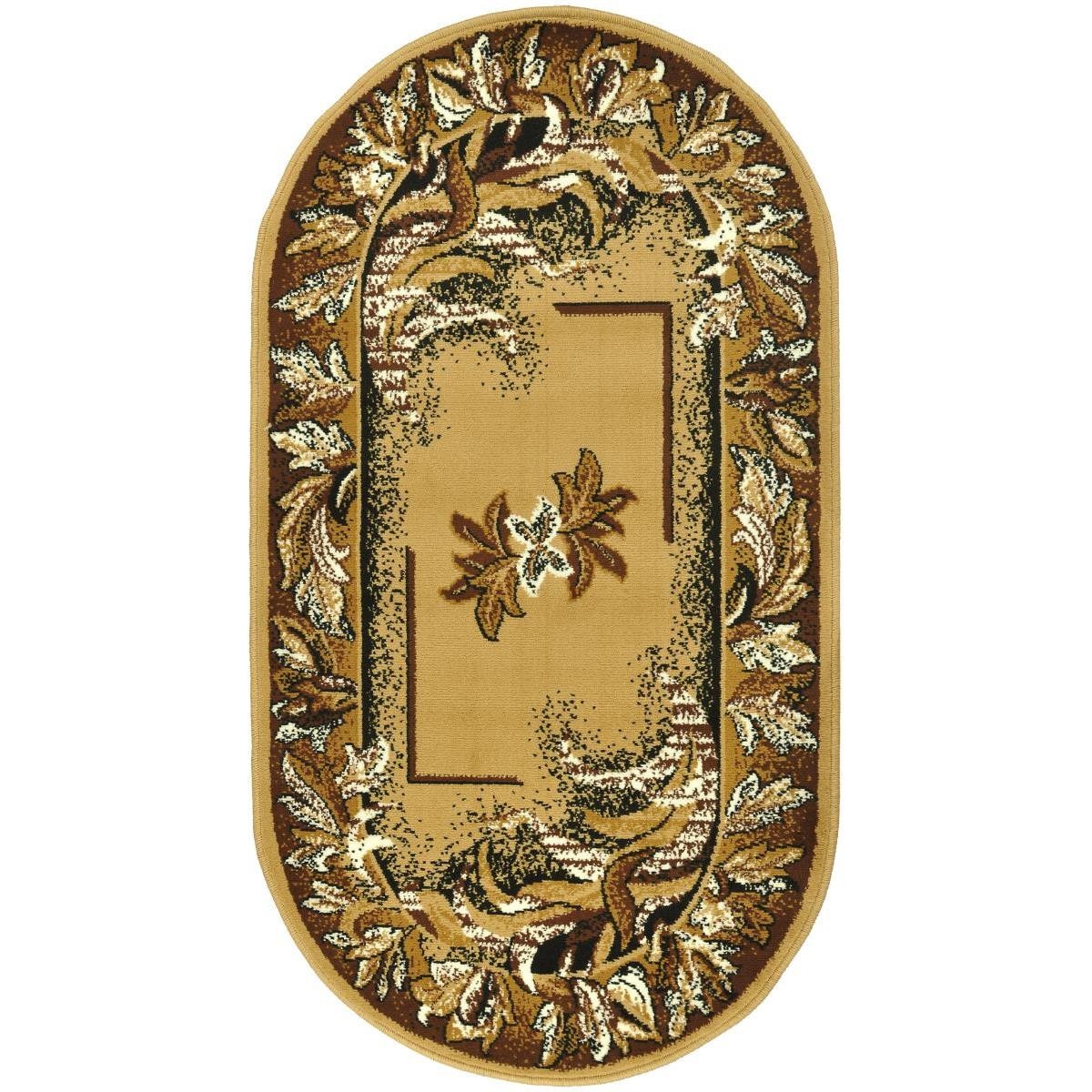 Covor Floral Polipropilena Decorino Colectia Alrami C-020190 80x150 cm