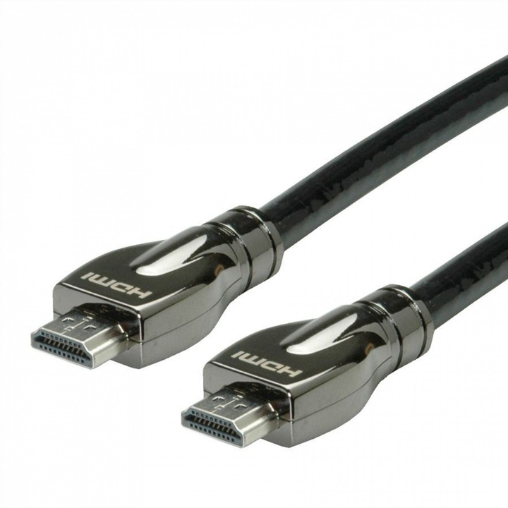 Cablu HDMI Ultra HD cu Ethernet T-T 15m, Roline 11.04.5686
