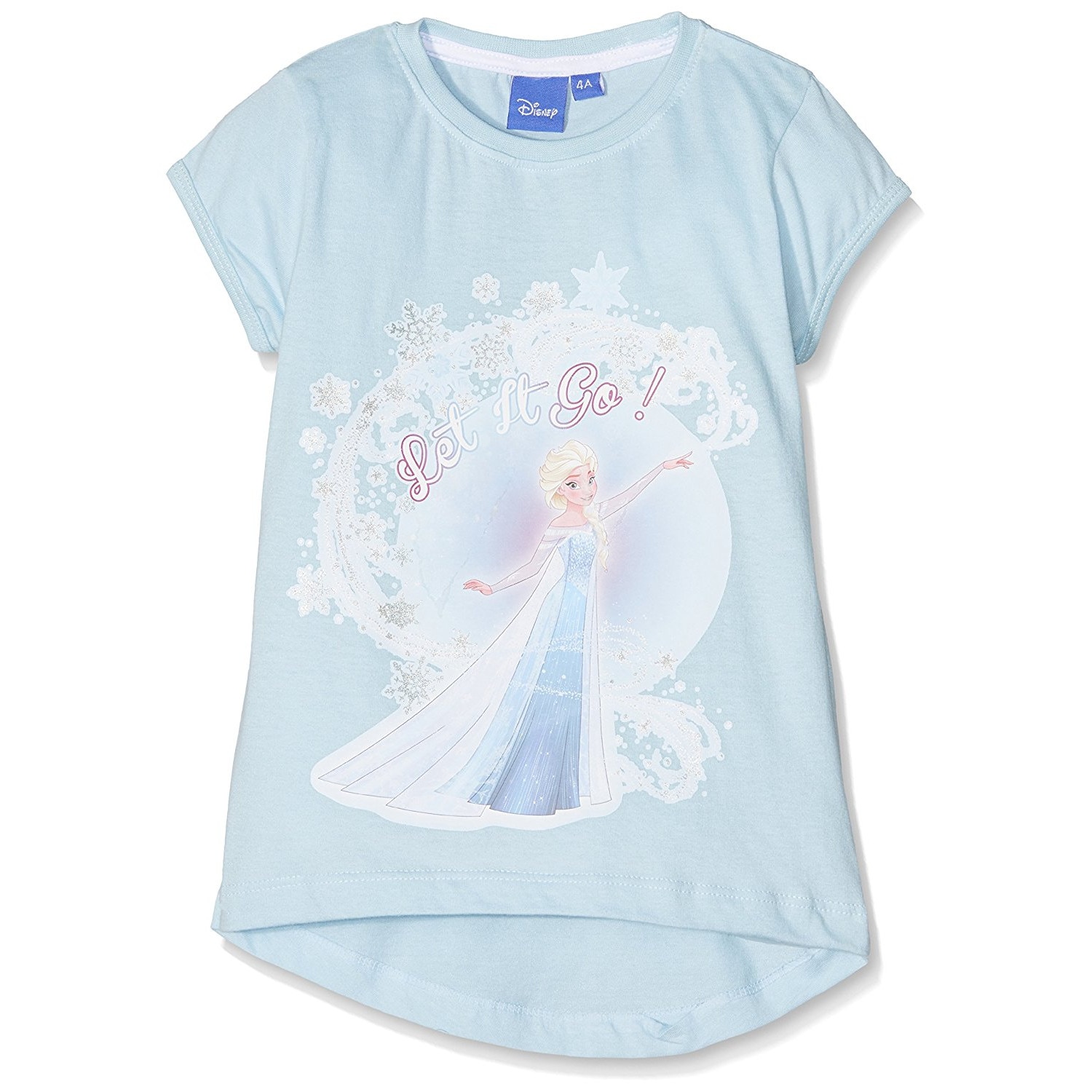 Tricou fete Frozen bleu, marime 5 ani
