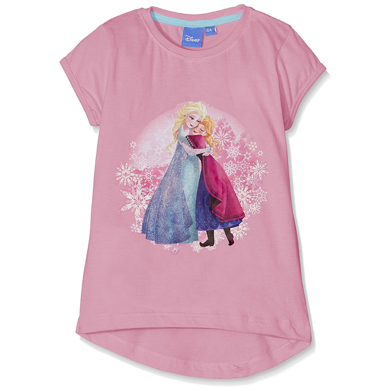 Tricou fete Frozen roz, marime 4 ani