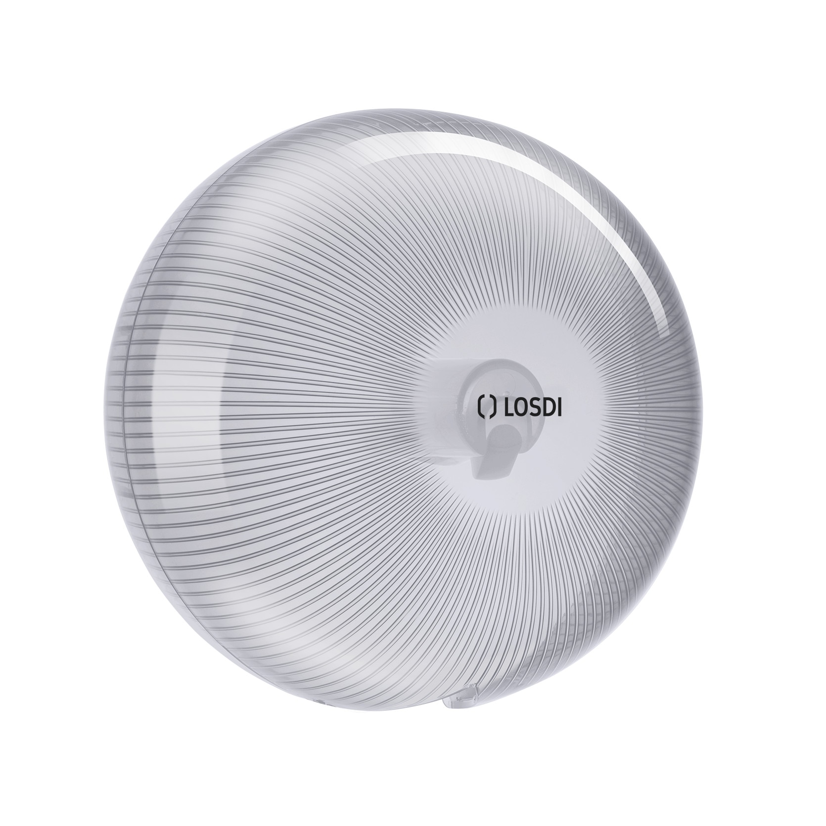 Dispenser hartie igienica Losdi mini jumbo, policarbonat, alb, garantie 5 ani