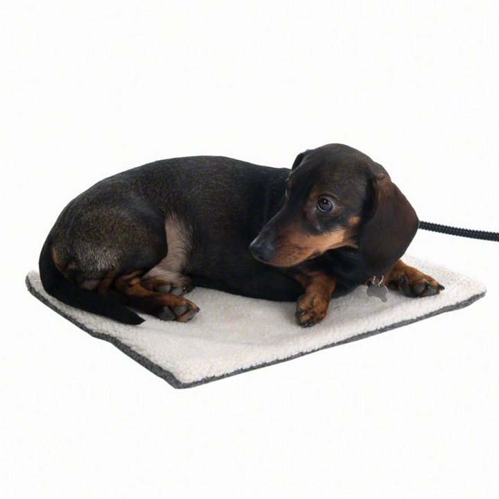 Culcus izolat antiderapant pentru caini si pisici, Top Gift, 60x48cm, material moale