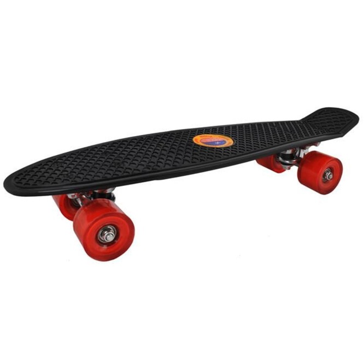 Deskorolca Pennyboard Mini, 42cm, ABEC-7, antiderapant, multicolor, pentru copii si adolescenti